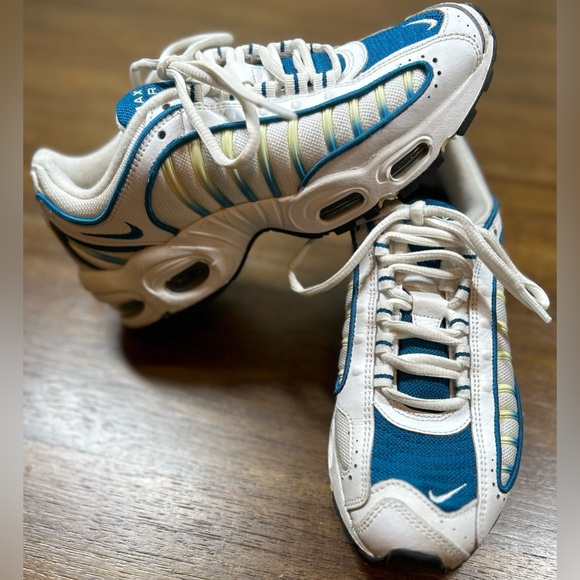 Nike Women’s Size 7 Air Max Tailwind IV - CJ6534-100 White Green Abyss 4 OG - Picture 1 of 6
